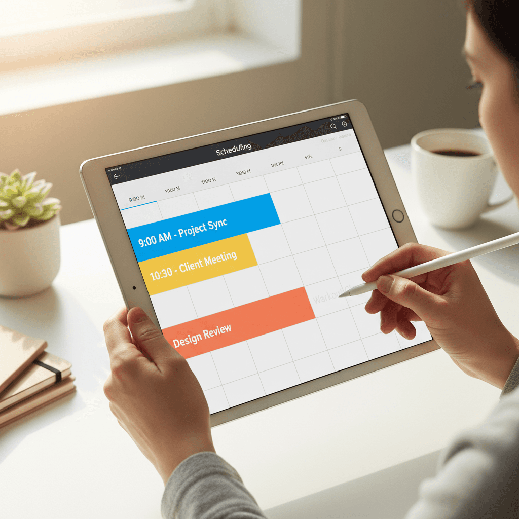 Automated appointment scheduling on calendar